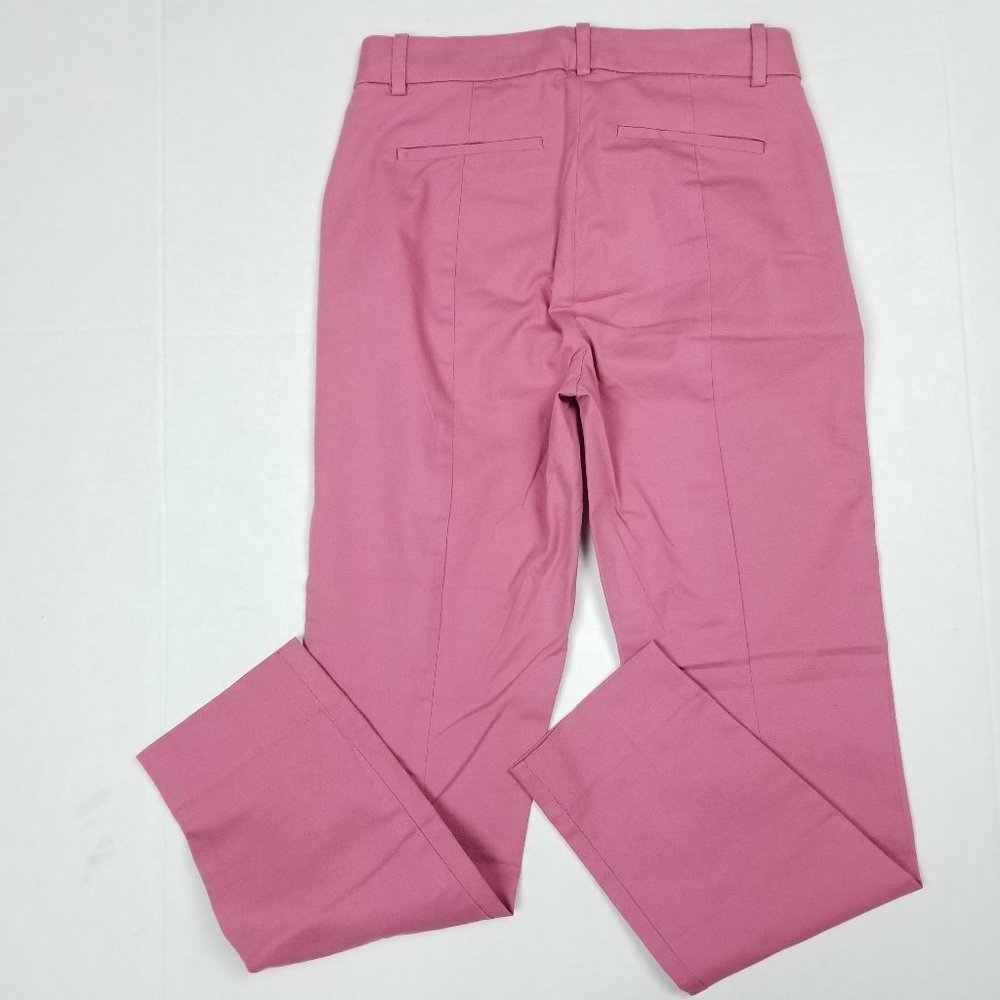 J. Crew Effortless Slim Crop Pant Pink NWT - Picture 8 of 10